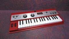 希少！200台のみの限定生産レアカラーモデル！KORG microKORG XL RD