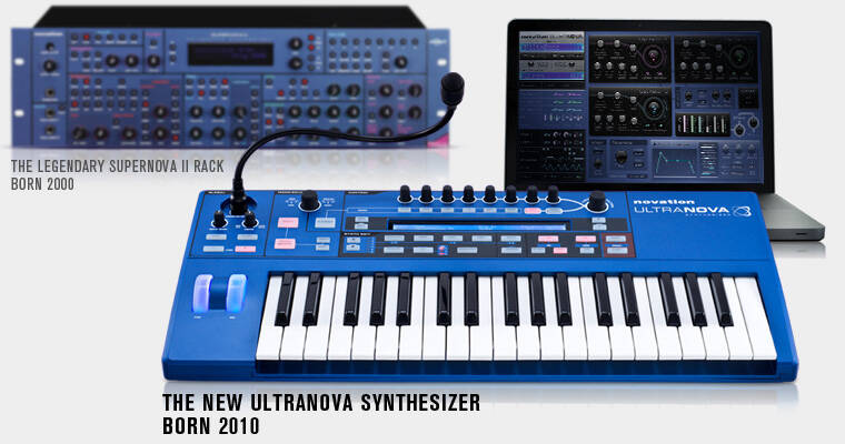 Novationから、青いハードウェアシンセが発表！その名も