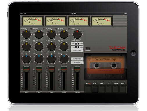 これぞ温故知新！TASCAMが懐かしのMTR、PortastudioのiPad app版