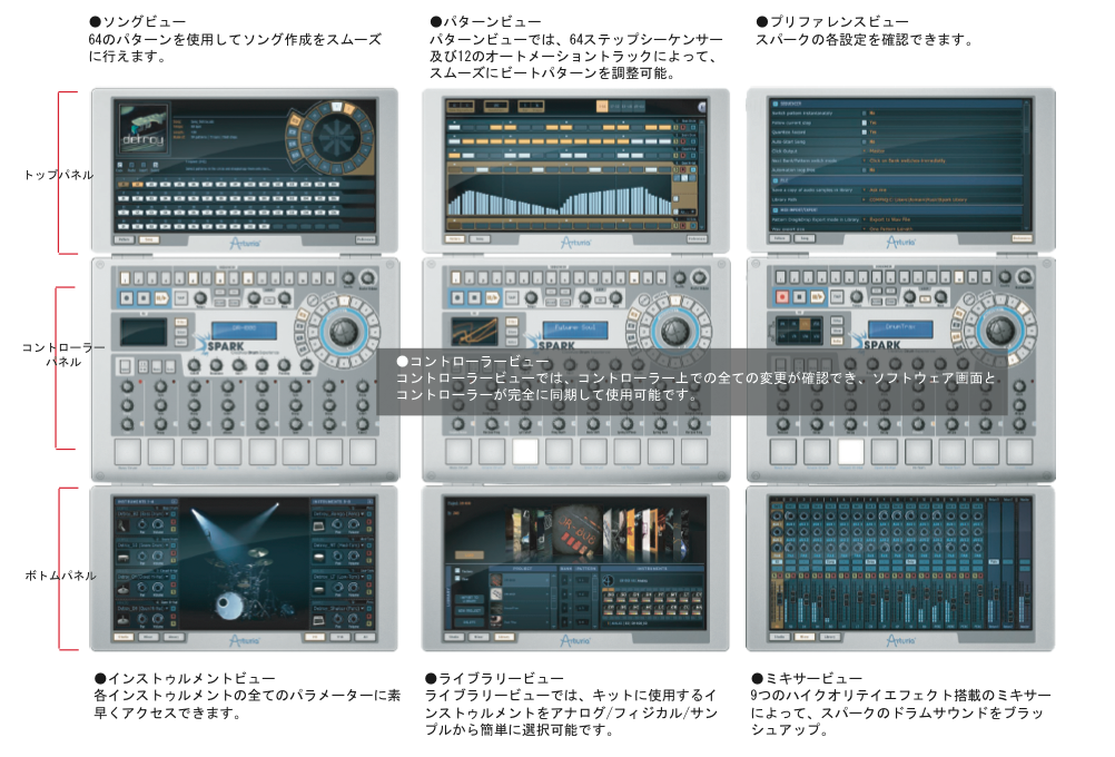 ワークステーション Harmony ART WORK STUDIO Harmony X-remote ceiling lamp / アートワーク