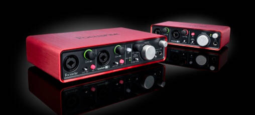 Focusrite Scarlett 2i4が発表されました。2in 4out USBオーディオI/O