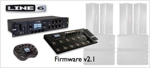 POD HD500、HD Pro、HDマルチエフェクトを対象とする、無償v2.1