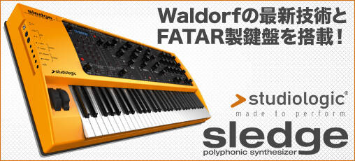 鍵盤楽器 Studiologic Sledge 1 STUDIOLOGIC SLEDGE 1.0 - 2.0 ♫ 150 Custom Sounds ▻ 80s