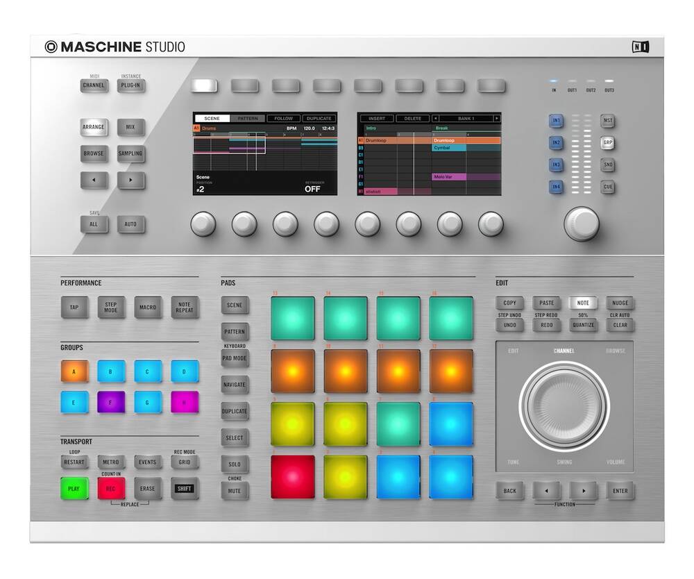 Native Instruments MASCHINE STUDIO 好評発売中！これ1台で最新