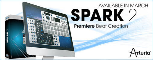 Arturia Spark 2 音源とサウンドエディットを強化した新ドラム