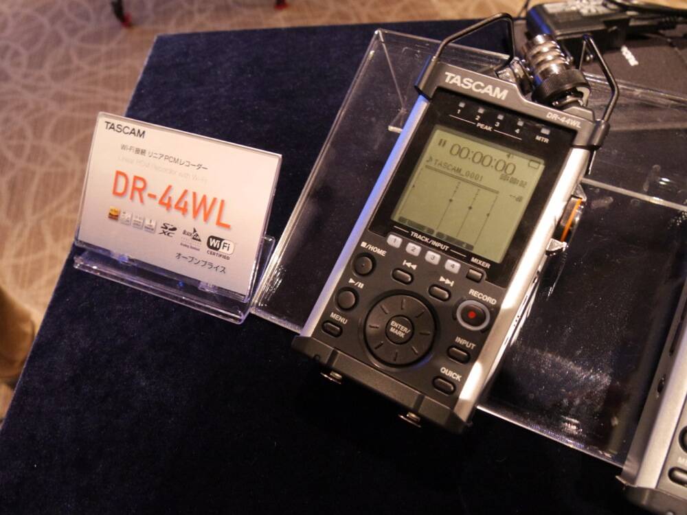 TASCAM 新製品発表会レポート！Wi-Fi対応ハンディレコーダーDRシリーズ