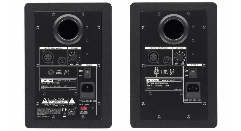 TASCAM スタジオモニタースピーカー VL-X5 VL-X5 | バイアンプ・ニアフィールド・スタジオ・モニター | TASCAM (日本)