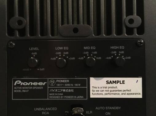 配信機器・PA機器・レコーディング機器 PIONEER DJ RM07 Pioneer DJ、プロ向け同軸スタジオモニタースピーカー「RM-07/05