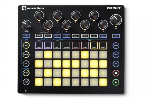 スピーカー・音源内蔵でスタンドアローンが楽しいNovation Circuit Novation Circuit 新発売！全く新しい感覚でパーフェクトビートを
