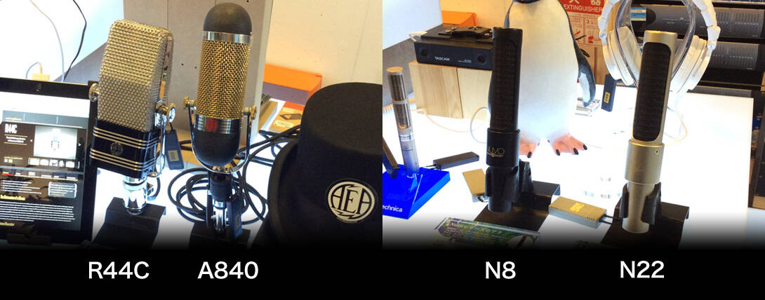 AEA リボンマイク代表機種を店頭展示！想像を絶するリボンマイクの