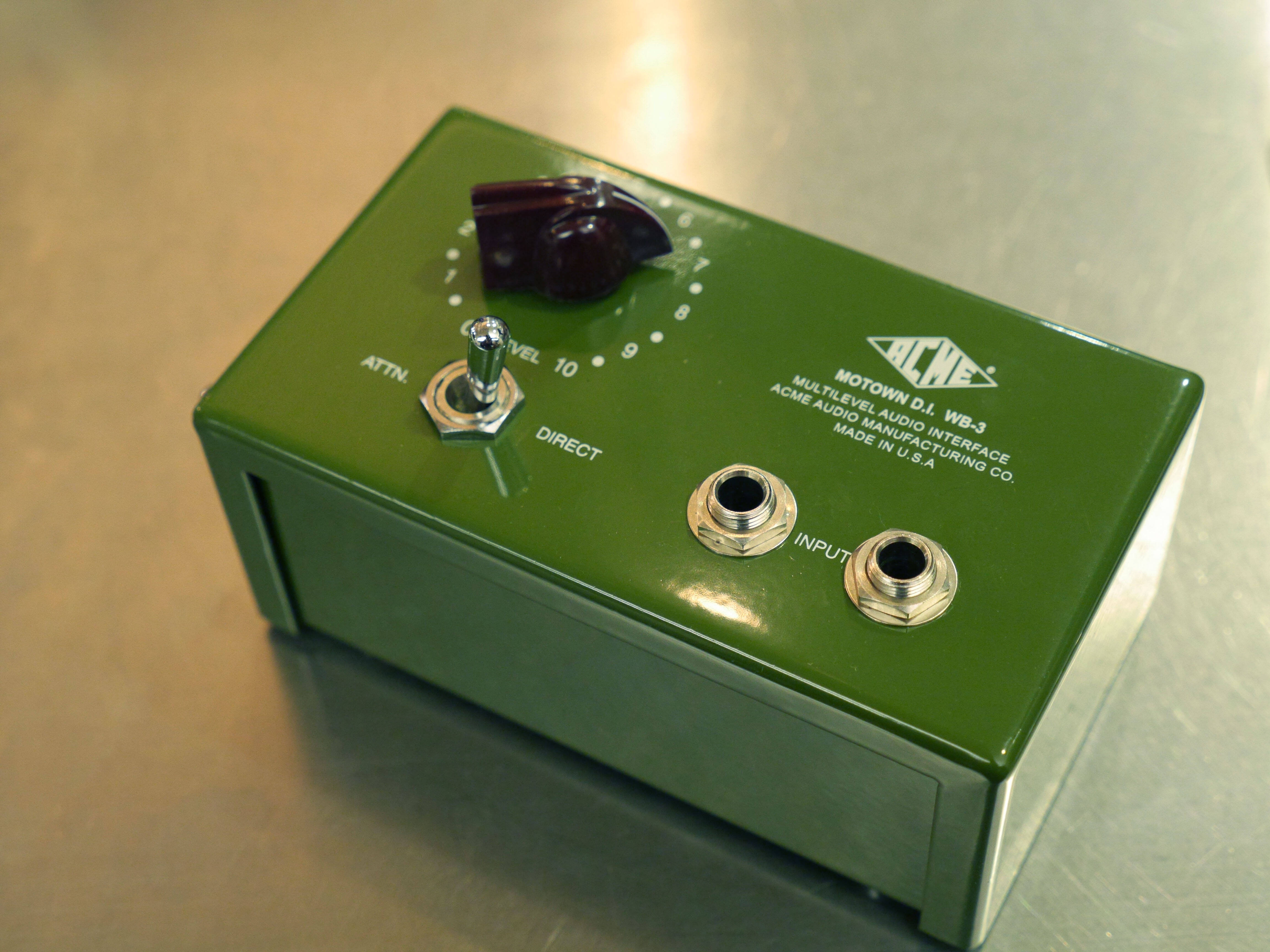 Acme Audio Motown D.I. WB-3/元箱あり Acme Audio Motown D.I. WB-3 Direct Box - Vintage King
