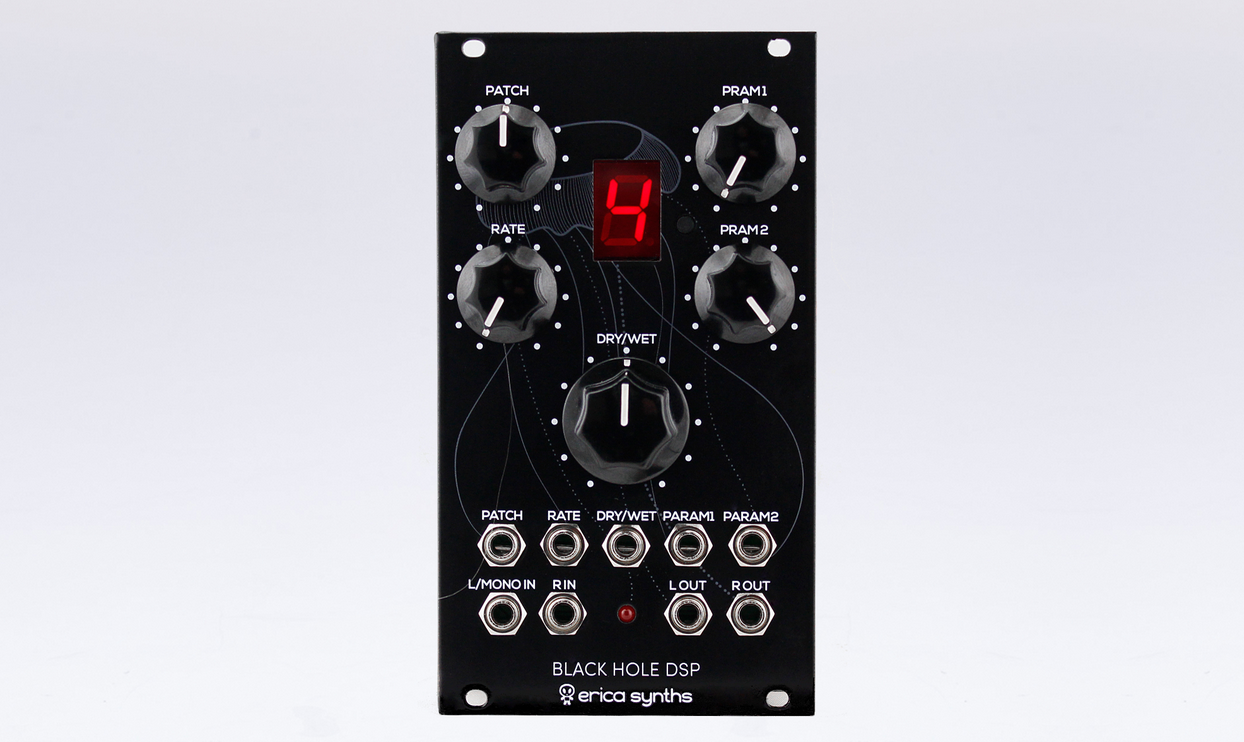 Erica Synthsからユーロラック型エフェクターBlack Hole DSP登場