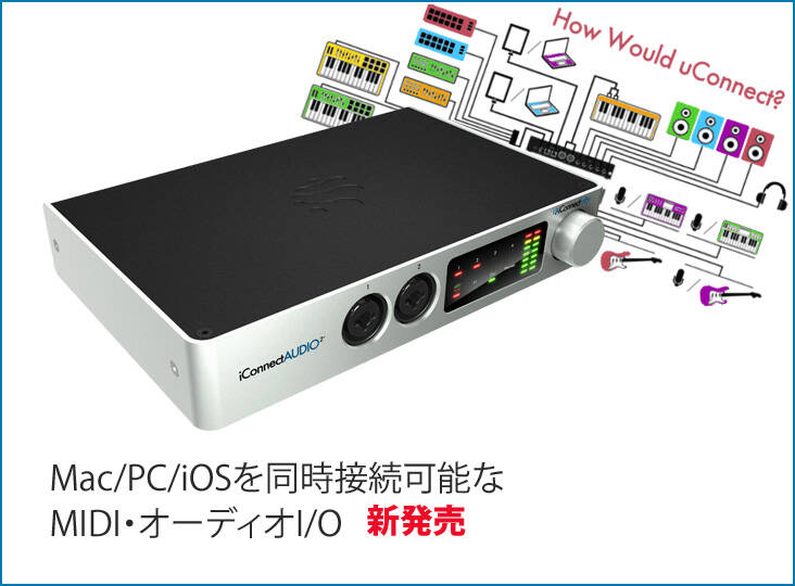 ICONNECTIVITY Audio4Cレビュー：最大2台のPCなどを同時接続