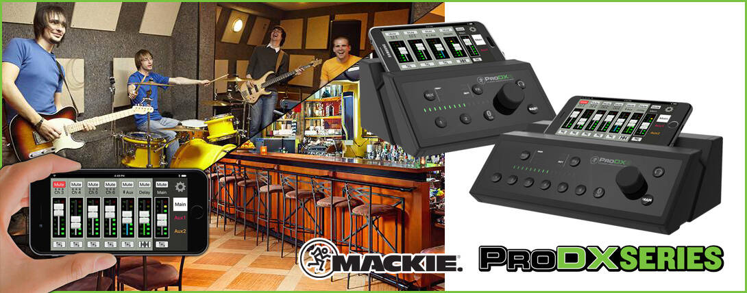 Mackie Pro DX 新発売！。手のひらサイズのオールインワンデジタル