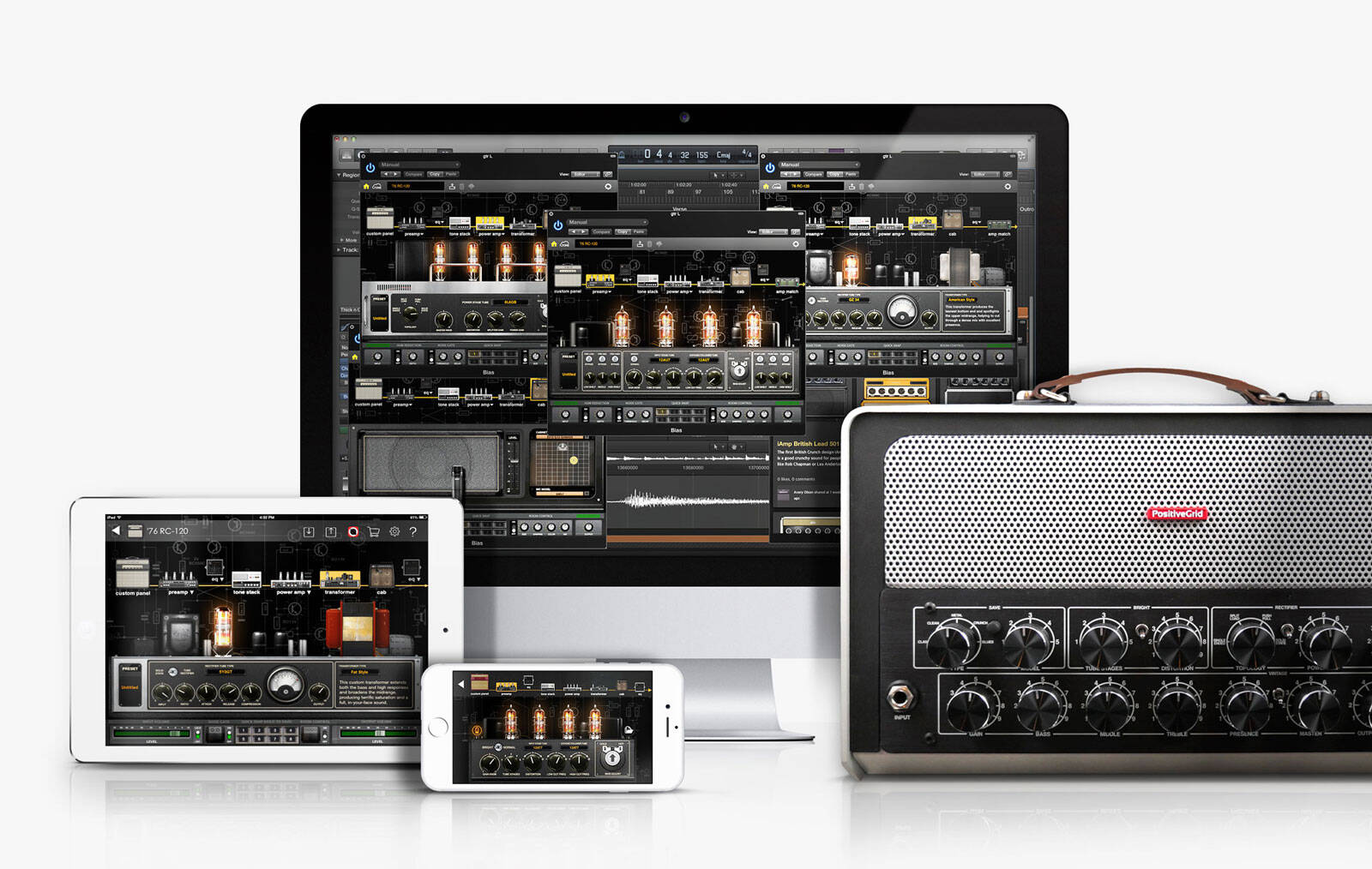 Positive Gridからギターアンプが新登場！BIAS HEAD / RACKは、アンプ