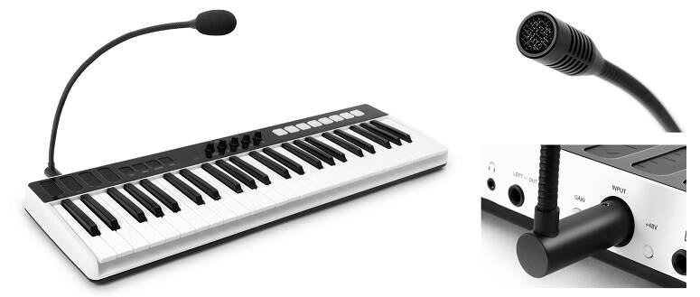 iRig Keys I/O を買うと専用マイクがもらえる！歌声やアイディアを手軽