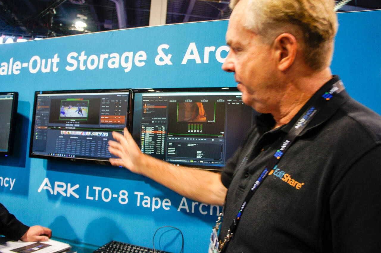NAB2018 EditShare XStream EFSシリーズ
