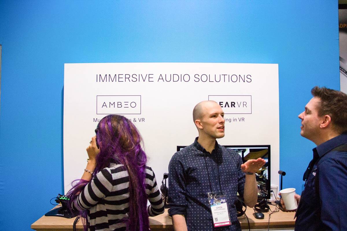 SENNHEISER VR関連展示 NAMMショー 2019