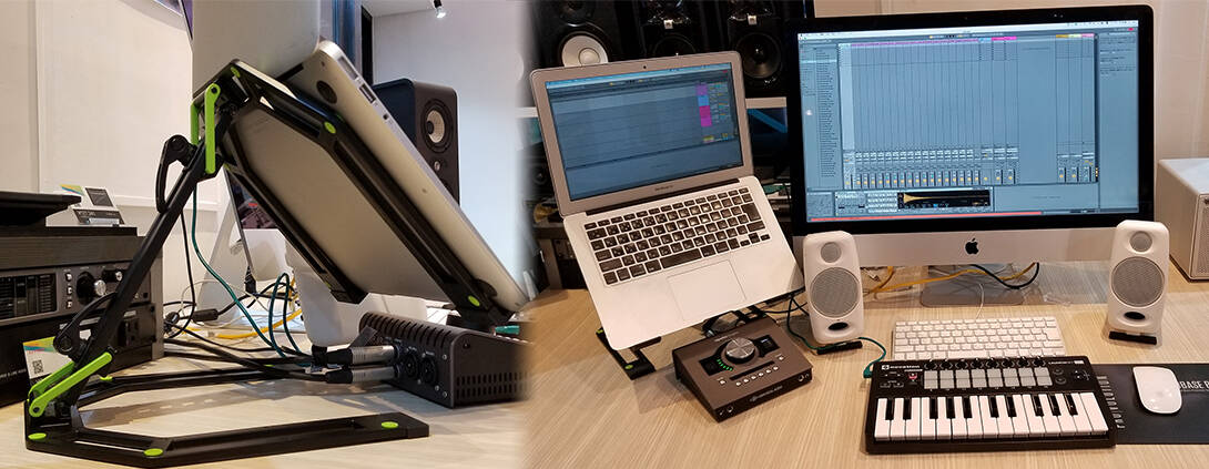 快適な音楽ライフを実現するラップトップスタンドGravity / GLTS01B