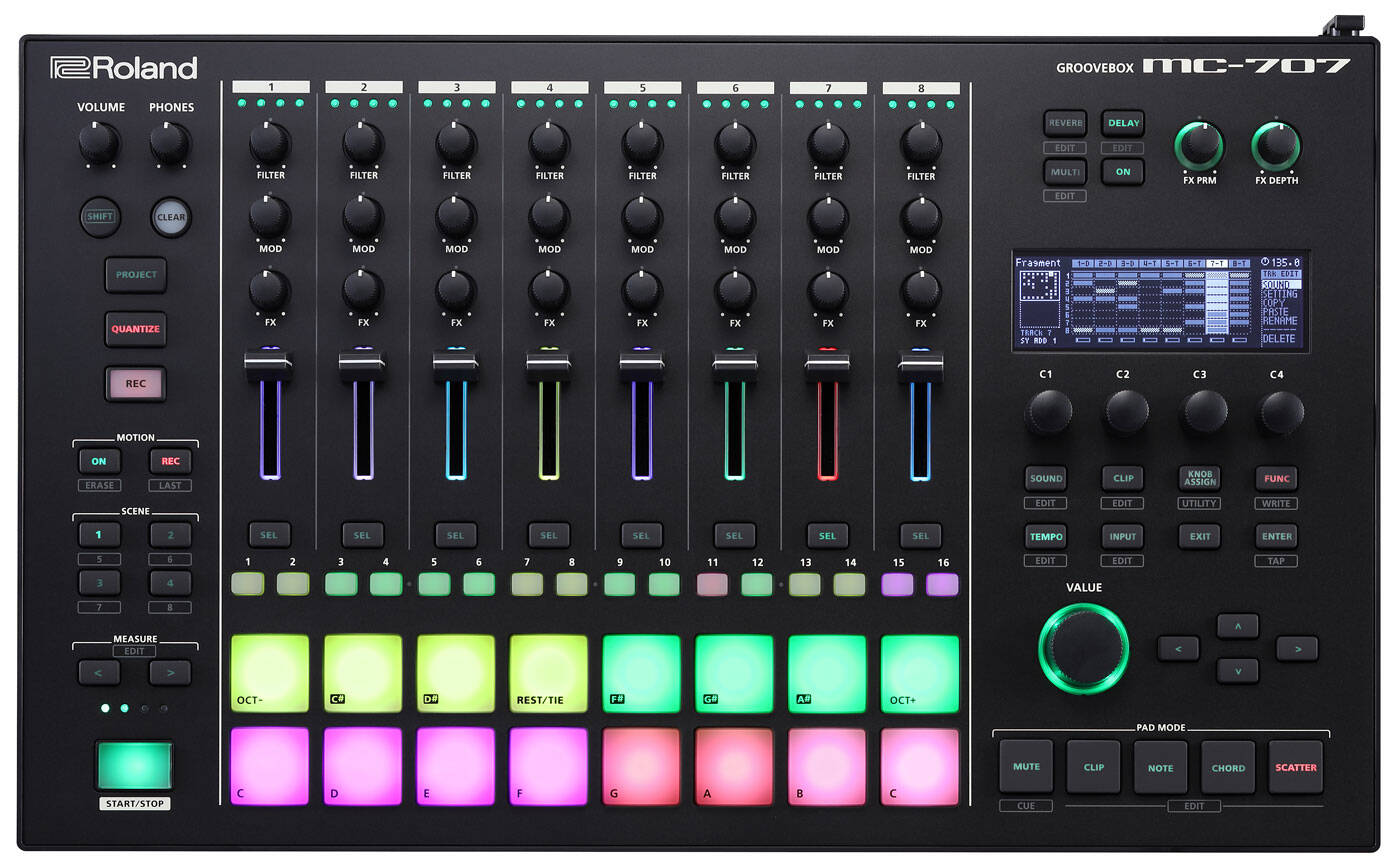 ローランド MC-808 サンプリング グルーブボックス（既廃盤の