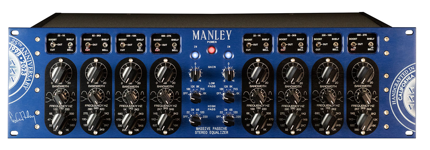 世界100台限定！Manley Laboratories社のフラグシップチューブEQの発売