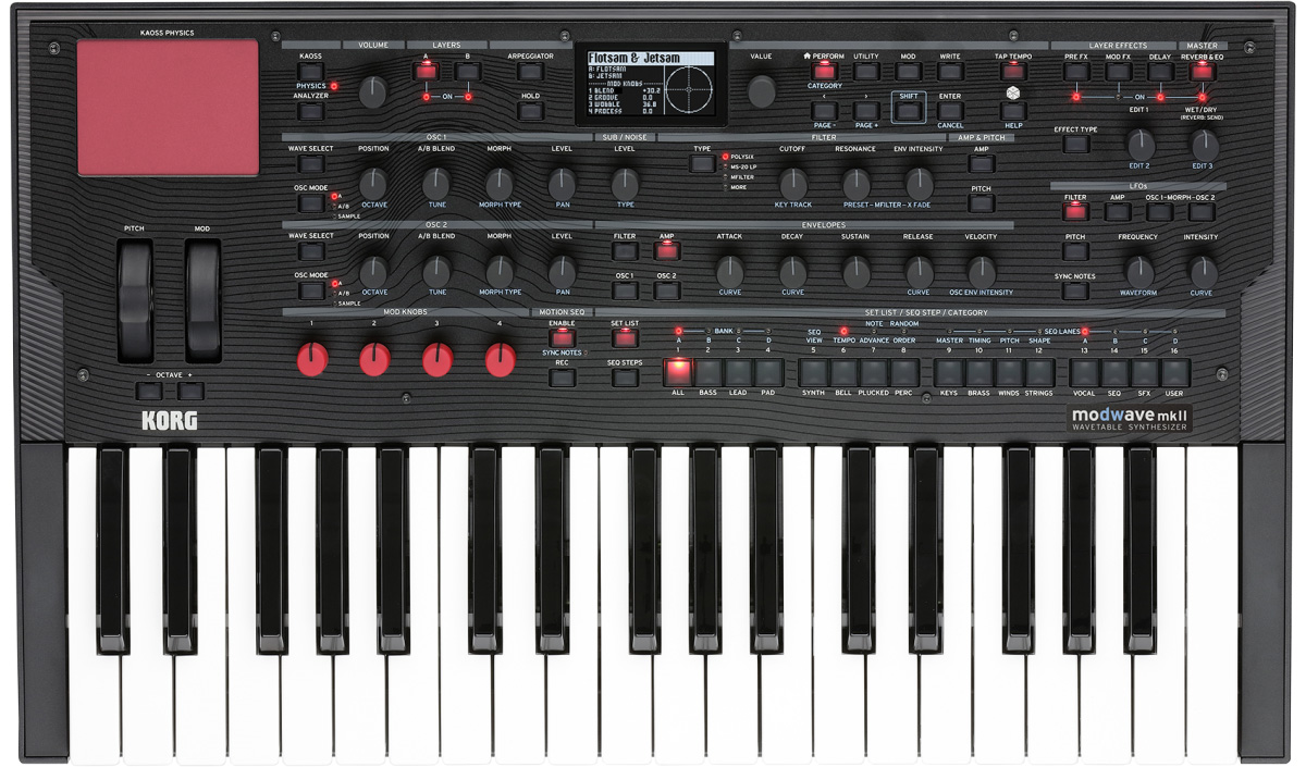 KORGから4つの新製品 modwave mkII、KAOSS Replay、MPS-10