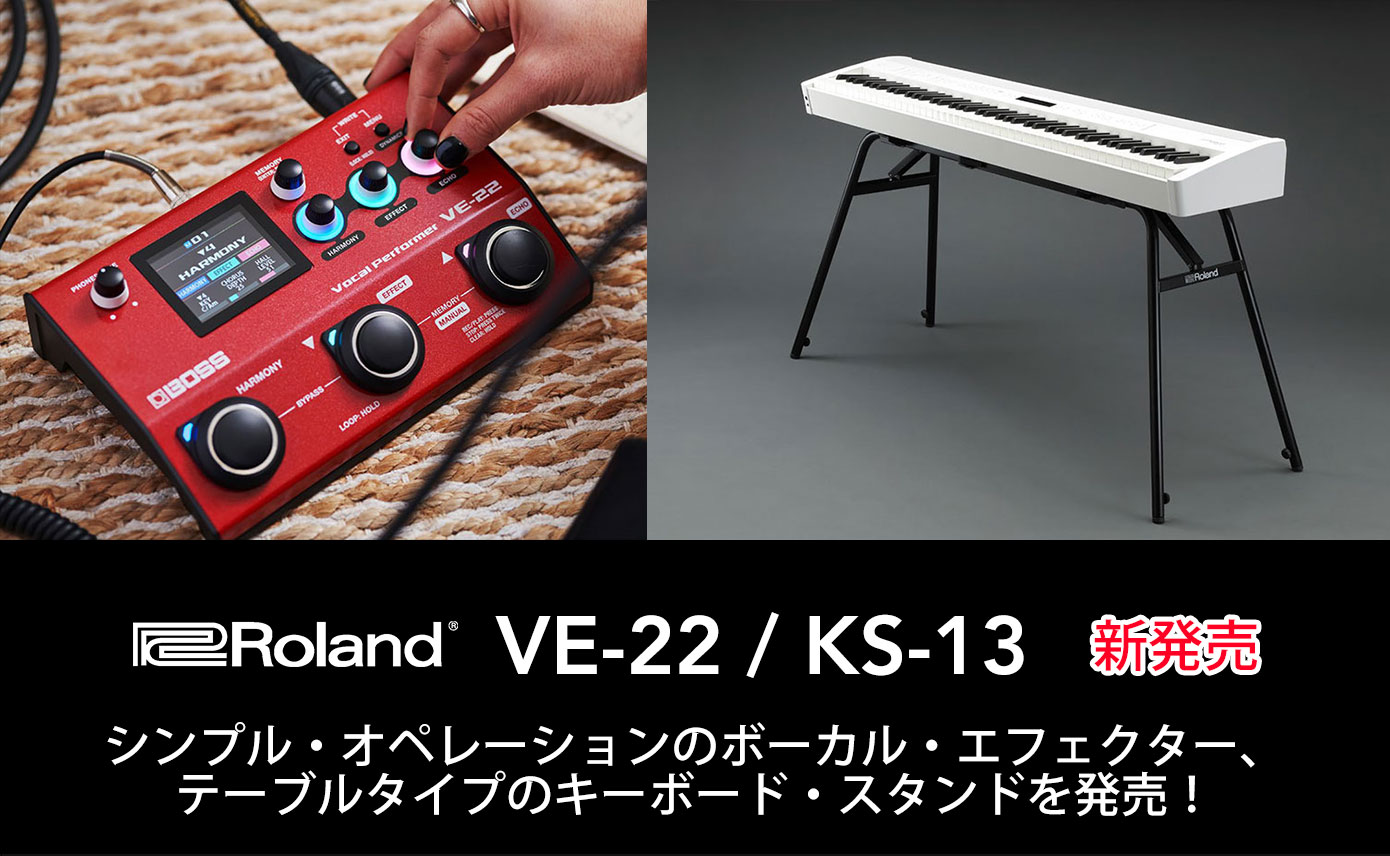 Rolandがボーカル・エフェクターVE-22、キャリング・バッグCB Rolandがボーカル・エフェクターVE-22、キャリング・バッグCB