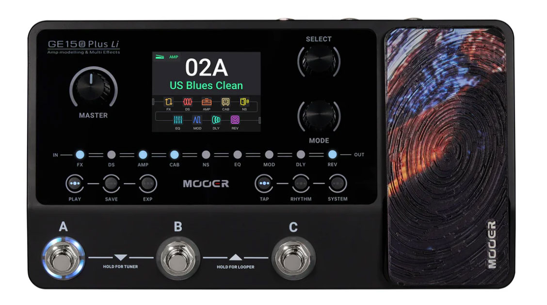 MOOER GE1000Li マルチエフェクター 美品!! Mooer GE1000」「GE1000Li」！ムーアーの新たなハイエンドマルチ