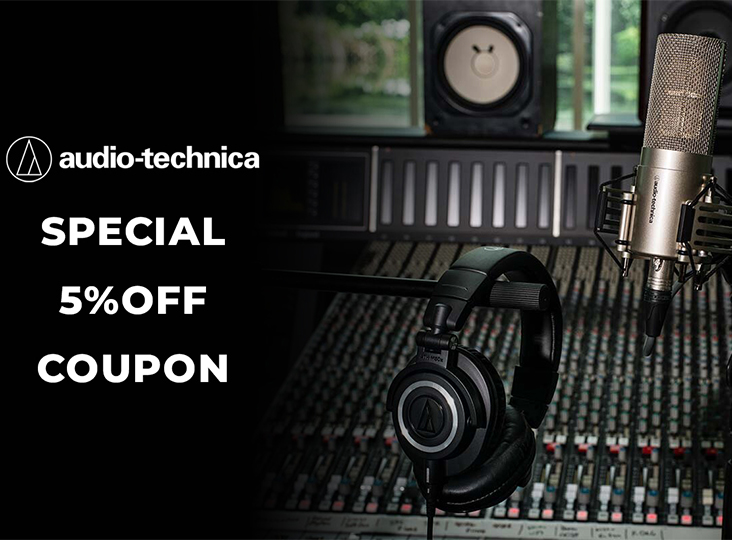 audio-technica 対象製品5%OFFクーポン配布中！