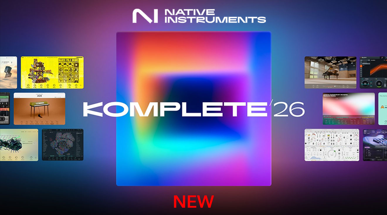 Native Instrumentsが、「Komplete 26」を発表！最大65製品もの新規