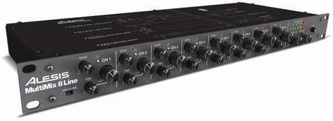 ALESIS（アレシス）/ MultiMix 8 Line 1Uラインミキサー AlesisがMultiMix 8 1-RUステレオラインミキサーを発売 | Rock oN